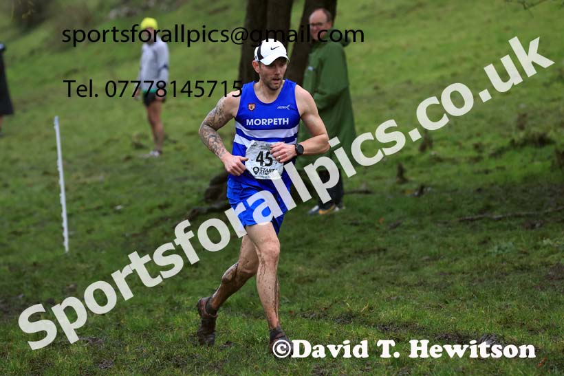 Junior Men and Masters Men 2023 NECAA Cross Country Relays, Thornley Hall Farm, Peterlee, County Durham. Photo: David T. Hewitson/Sports for All Pics